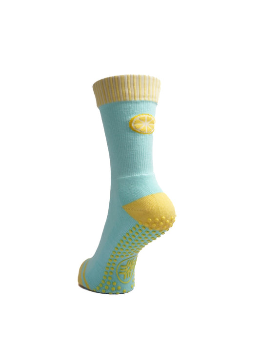 Squeeze Bad Vibes Lemon Grip Socks