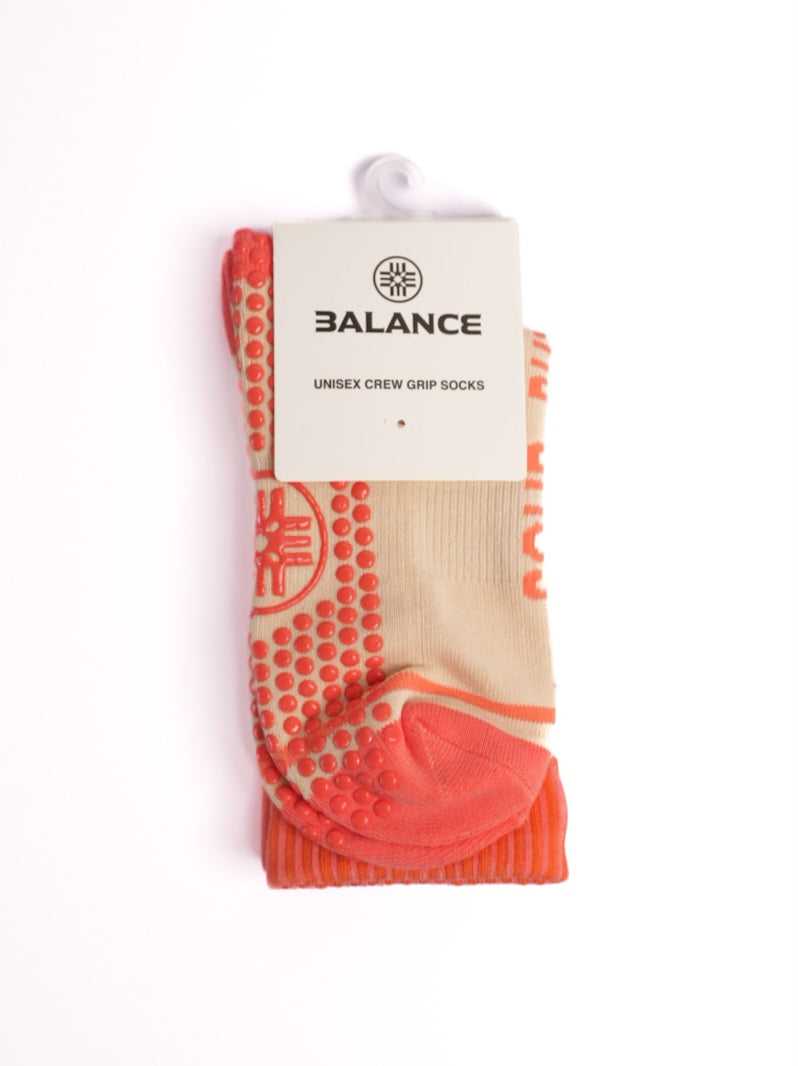 Sour But Stunning Grapefruit Grip Socks