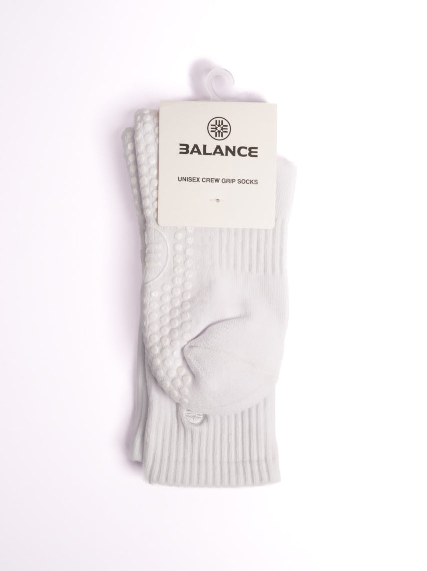 Everyday Classic White Grip Socks