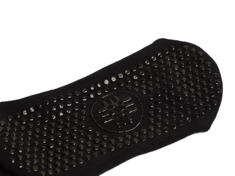 Everyday Classic Black Grip Socks