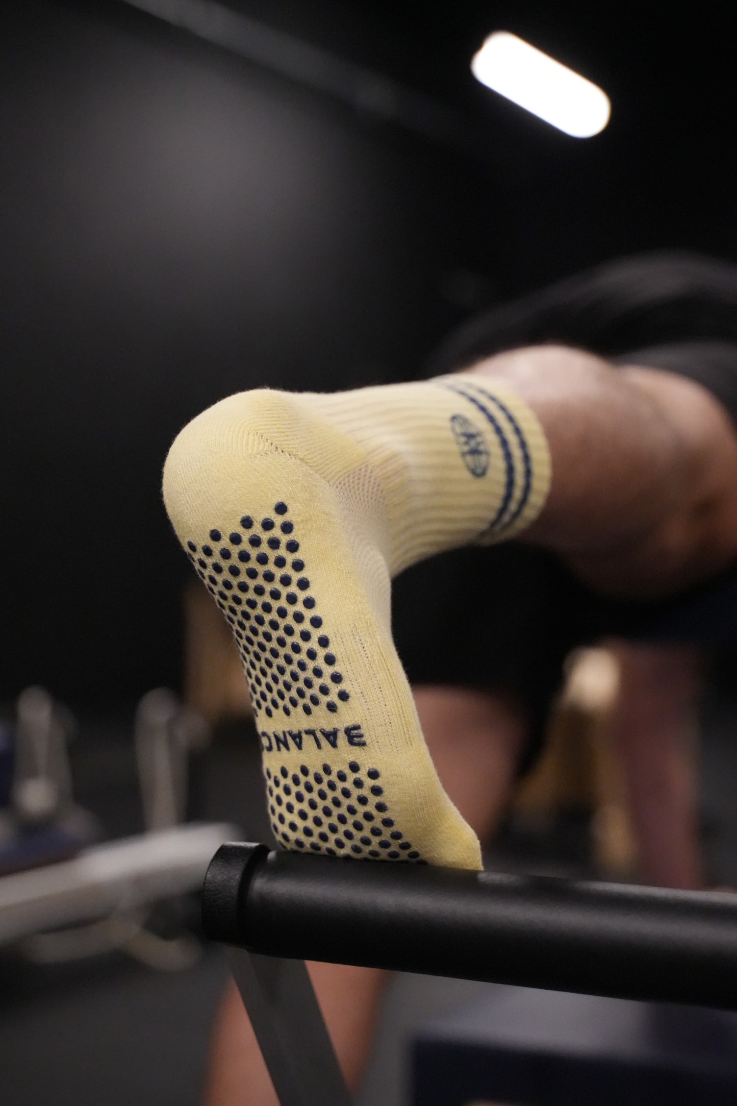 Crew Men Grip Socks-Yellow
