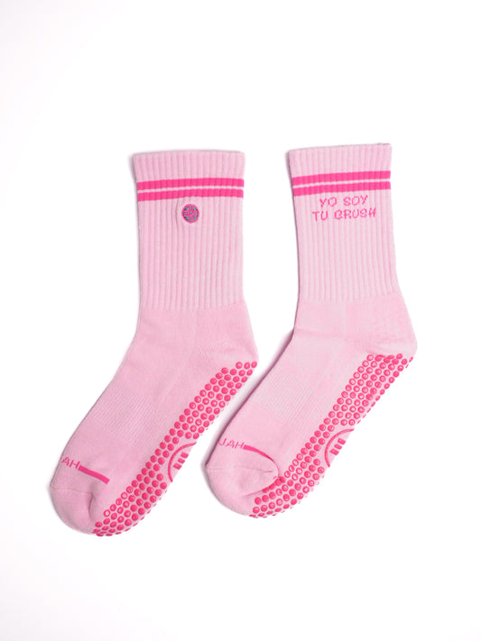 Yo soy tu Crush Grip Socks