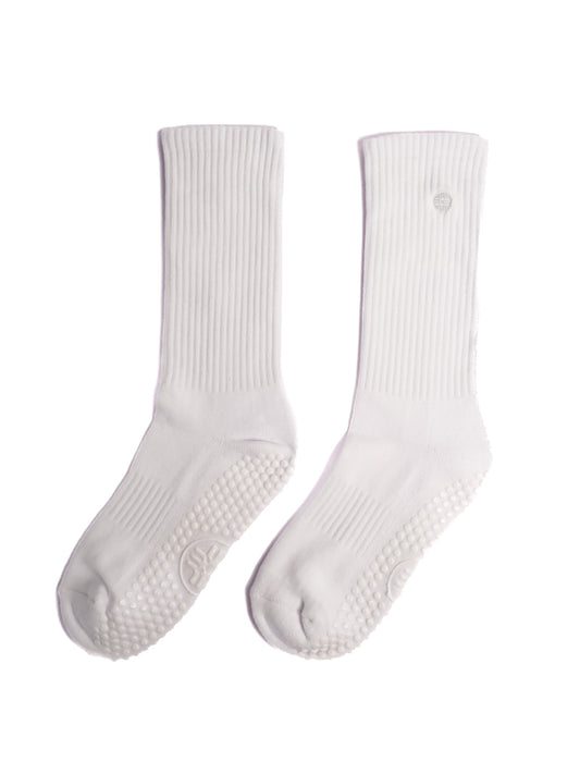 Everyday Classic White Grip Socks