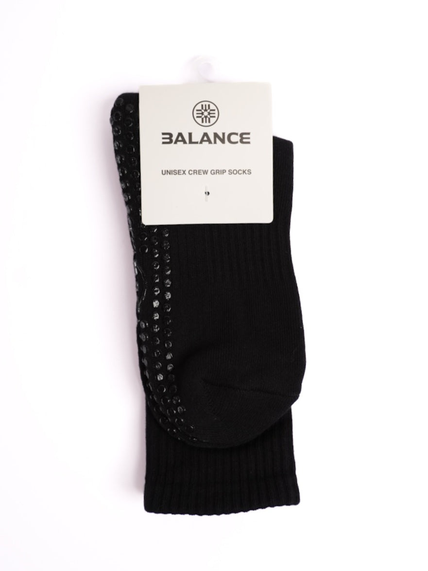 Everyday Classic Black Grip Socks