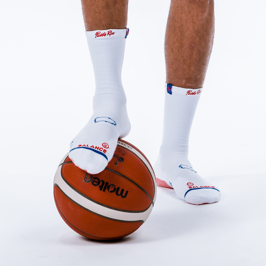PR White Coquí Socks