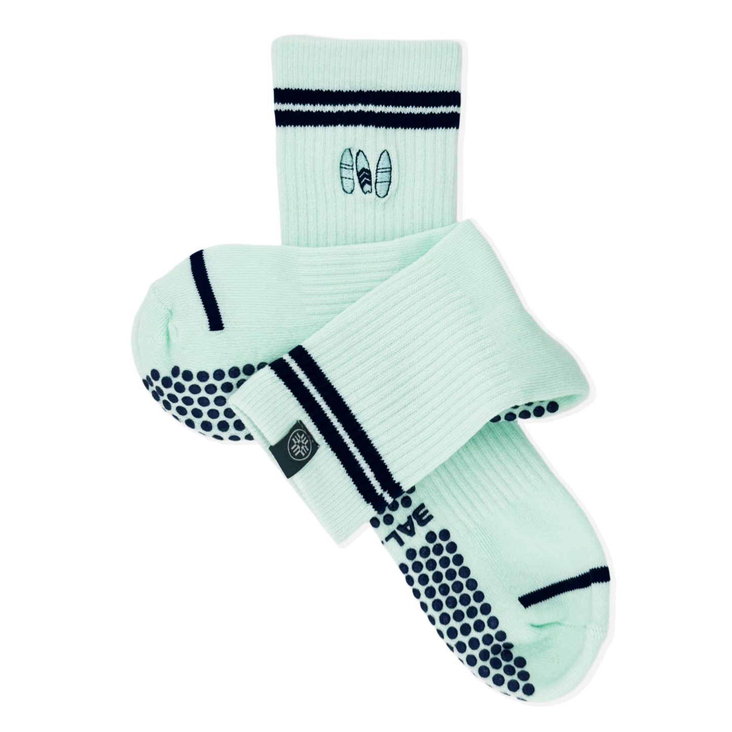 Crew Grip Socks- Surfboard