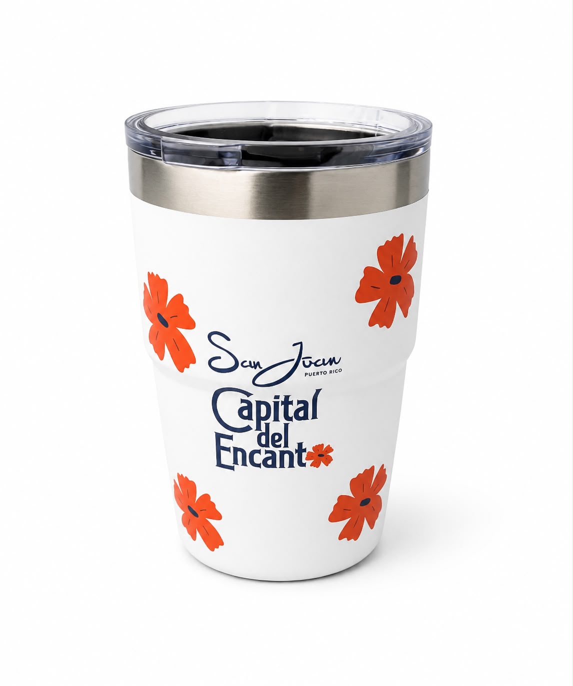 San Juan 8 oz Tumbler – Floral White
