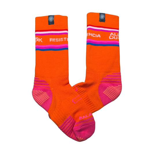 All Out 5k  Official Socks