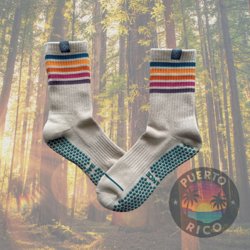 El Yunque Sunset Grip Socks